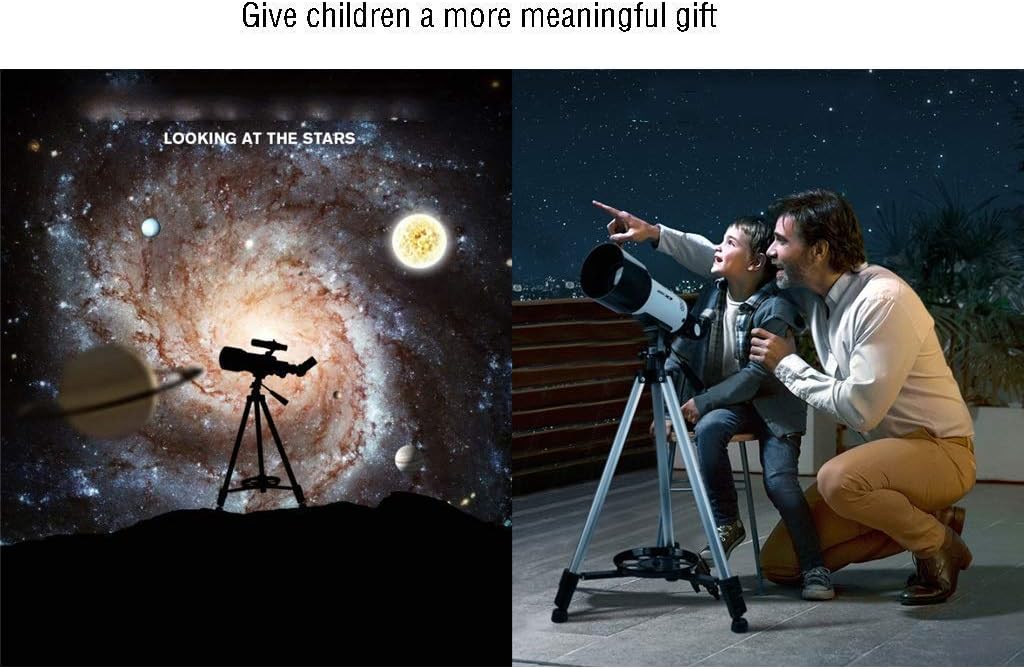 Refractor Telescope,Telescope for KidsBeginners,70mm Aperture 400mm Astronomical Telescope,Portable Travel Telescope for Adult with Backpack,Best Gift for Children