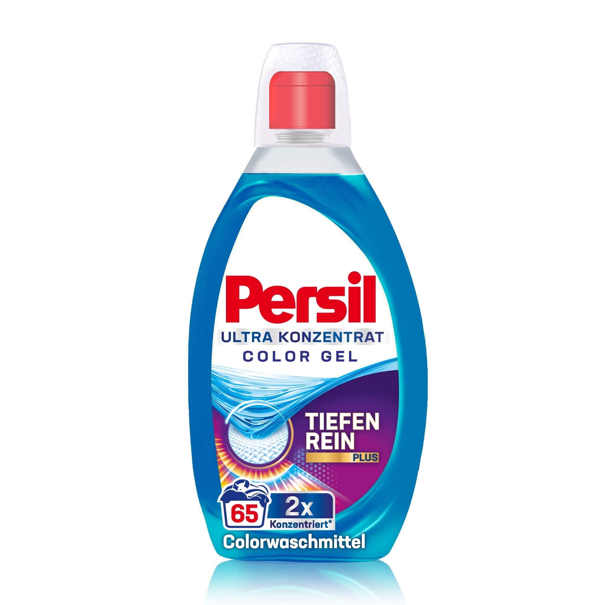Persil Ultra concentrato Color Gel Detersivo (2 x 65 lavaggi), detersivo per colori ad alta concentrazione con tecnologia profondenrein-Plus contro le macchie più ostinate