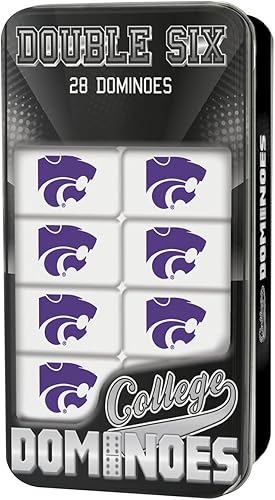 MasterPieces NCAA Unisex Collector Edition Double Six Dominoes