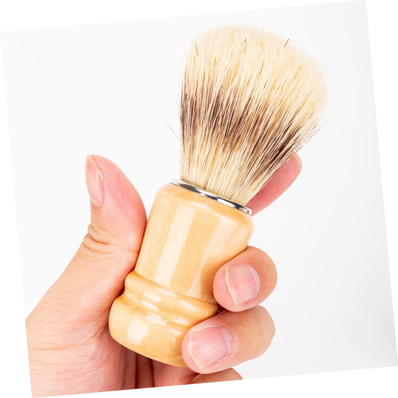 Healeved 8pezzi Pennelli Da Barba Legno Pennello Per Barba Setole Di Cinghiale Per Uomini Per La Festa Del Papà Uso Domestico e Viaggio