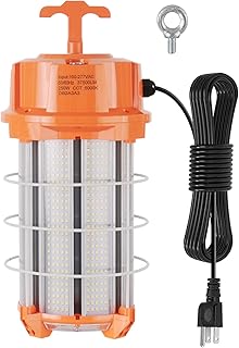 250W LED Architectural Light 37500 Lumens 5000K Temporary Work Light High Lumen Super Bright Hook Portable Linkable Durable Job Site Lighting for Indoor and Outdoor