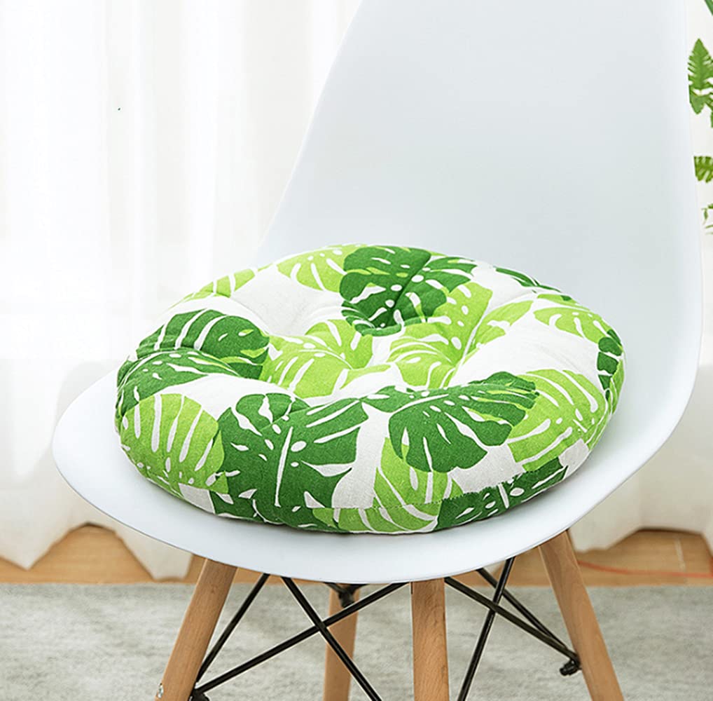 uministyle 2pcs Padded Chair Cushions Garden Dining Round Seat Pad Chair Cushion Chair Mat for Home Office, 40cm (color D)
