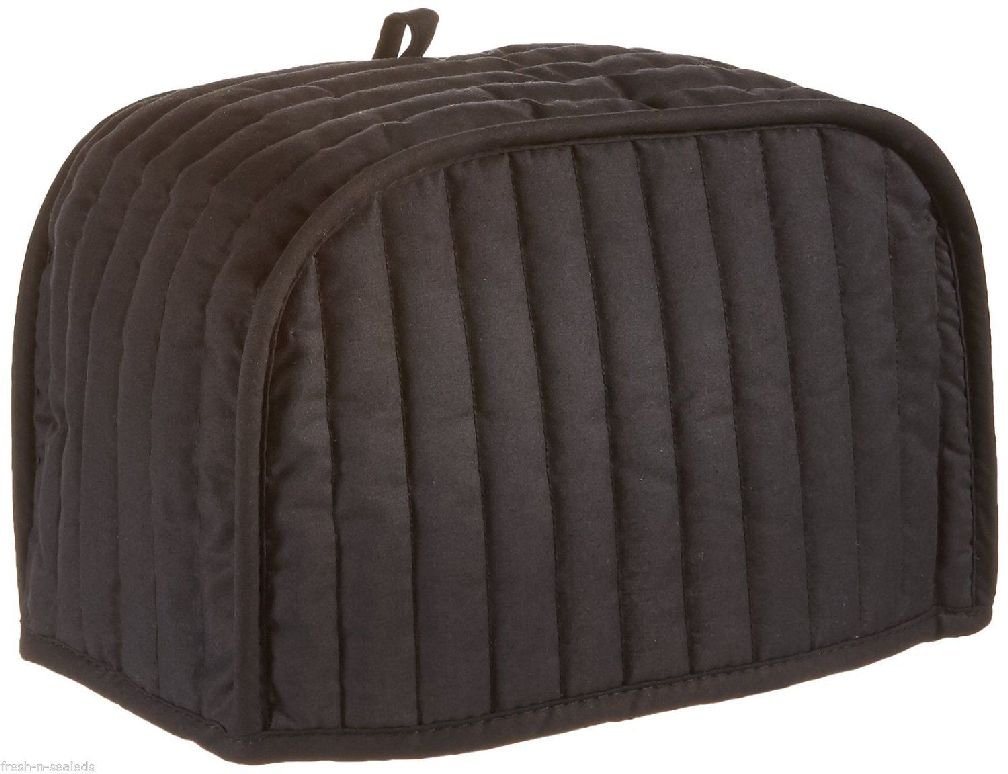 RITZ Premium Universal Four Slice Toaster Cover, 11.25" x 7.25" x 10.5", Polyester and Cotton Quilted, Fingerprint Protector, Super Soft Appliance Cover, Dust Protection (Appliance NOT Included),