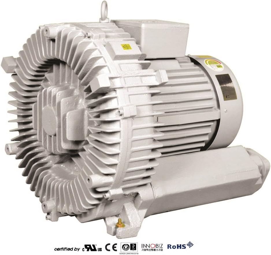 Pacific Regenerative Blower PB-1200 (HRB-1200), Ring, Side Channel, Vacuum Pressure Blowers.