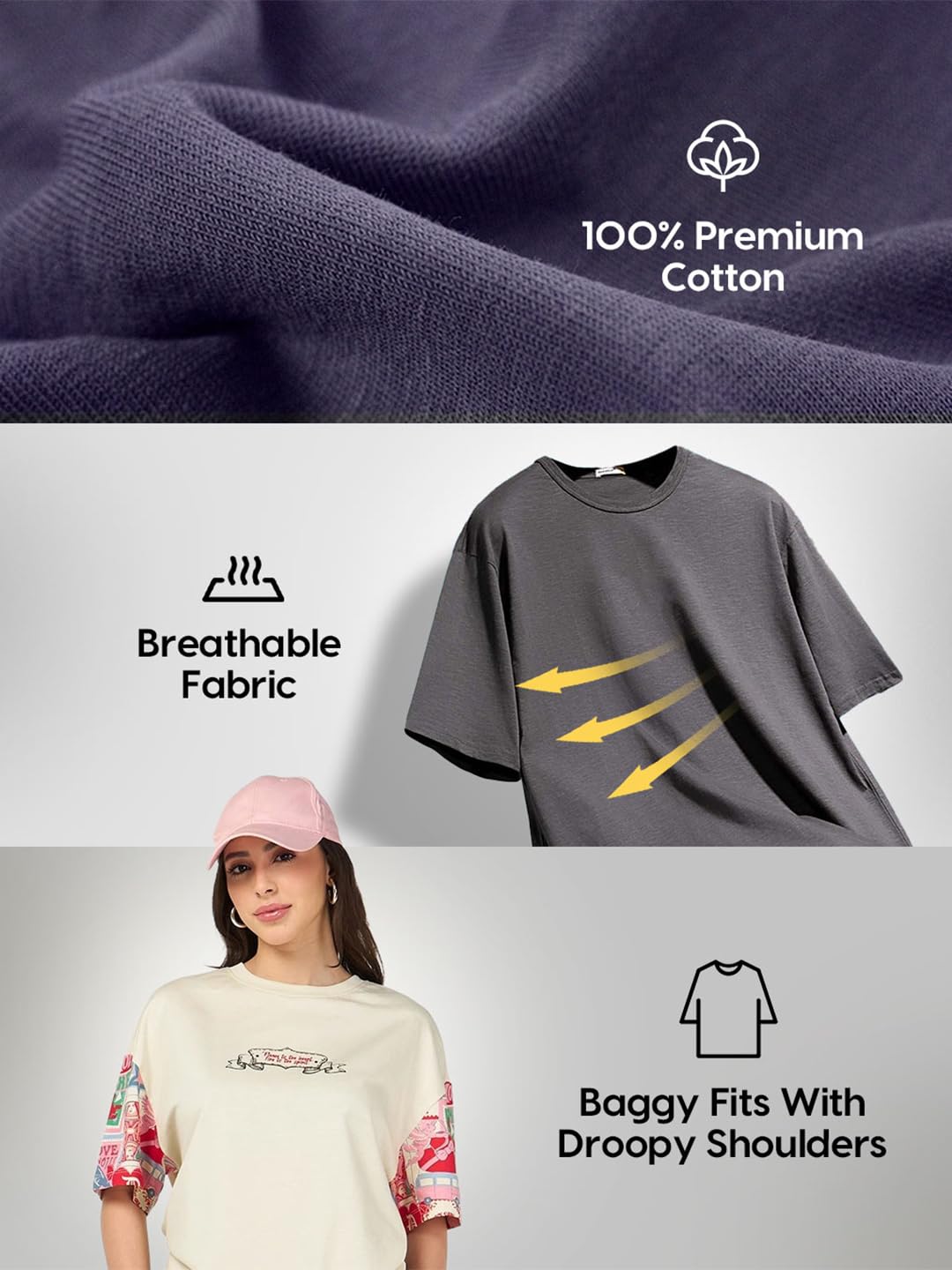 Bewakoof T-Shirt Casual Mujer