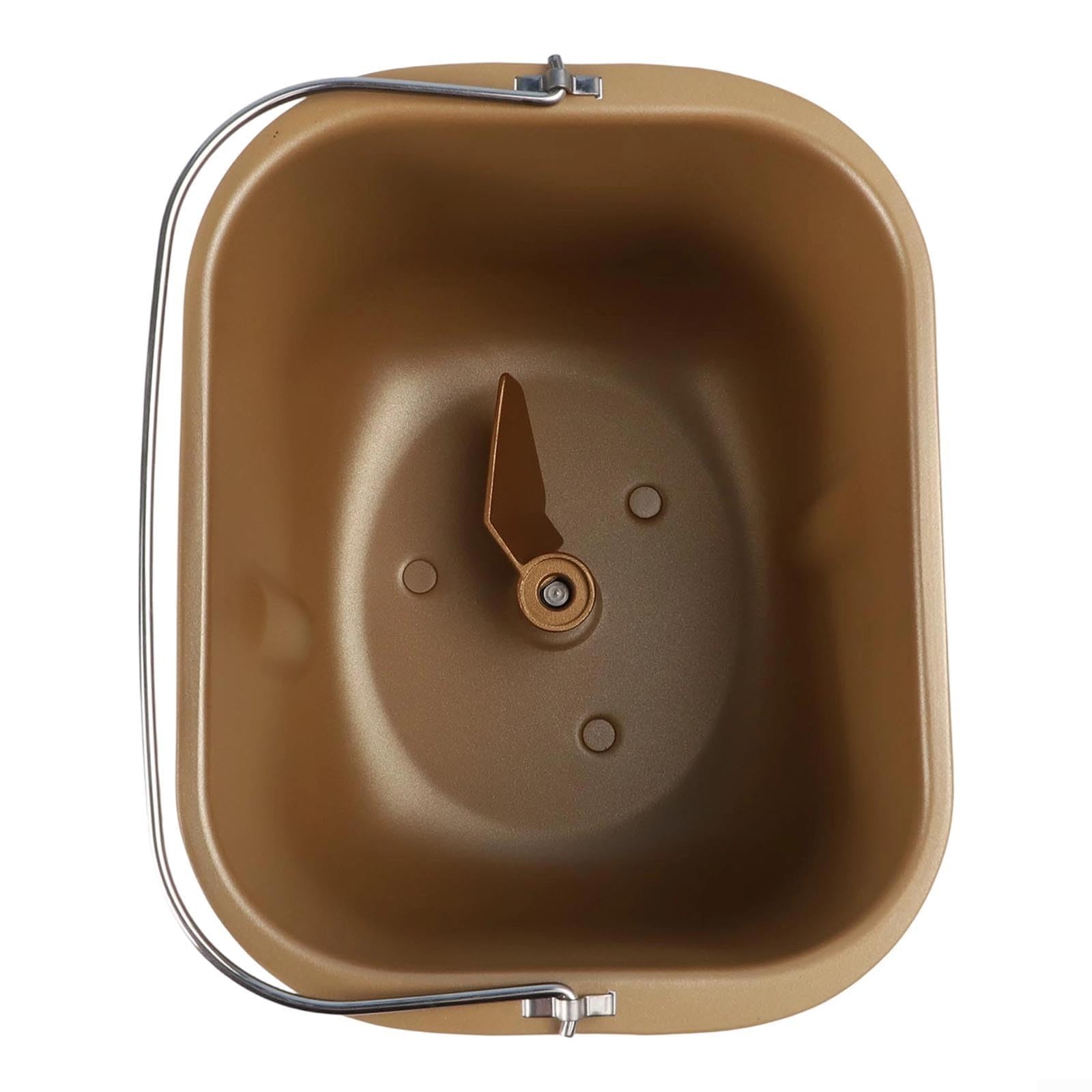 Molde de repuesto para hacer pan para mezclar, forro de acero inoxidable antiadherente para hornear masa (dorado T1)
