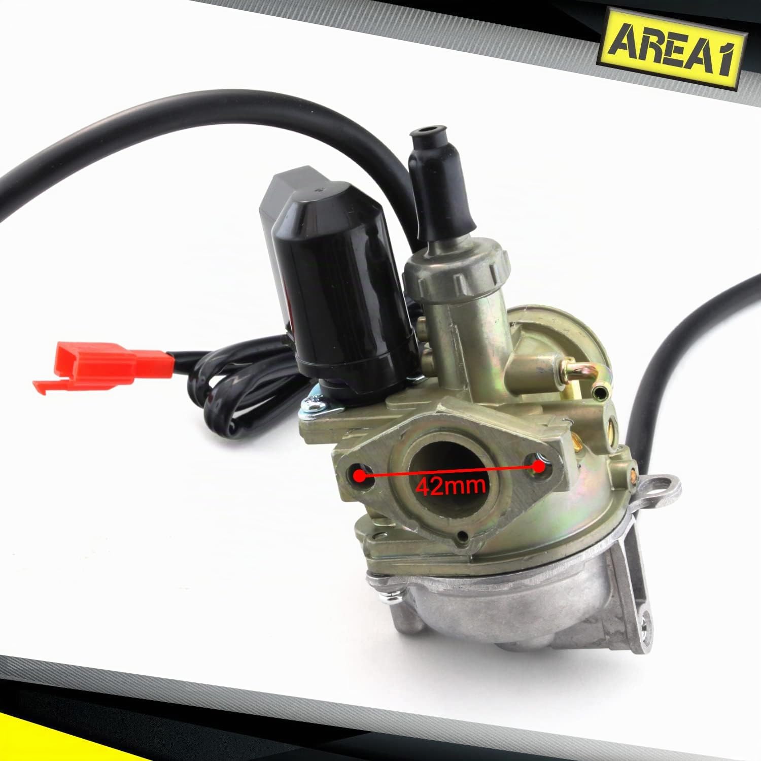 Area1 Ersatz Vergaser kompatibel mit 50ccm 2-Takt Kymco Agility 50 RS, Dink, Grand Dink (S), G-Dink, Like, People, Super 8 Super 9 Top Boy Cobra Vitality Cross Yager Spacer Yup (SF10 Motor)