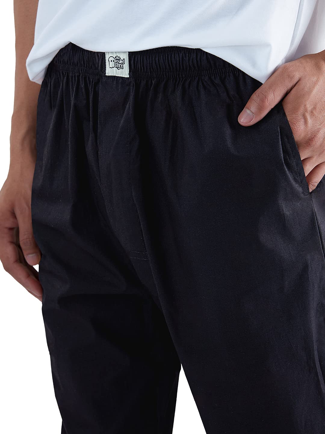 The Souled Store Baumwoll-Pyjama mit Schnürung für Herren und Jungen