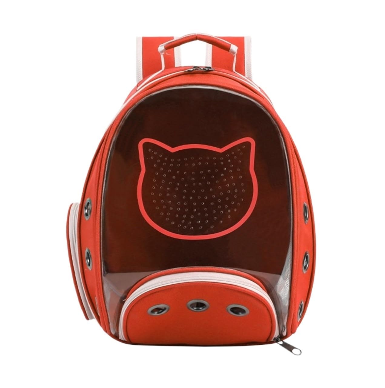 Zaino Animali Zaino per Animali Domestici Forniture per Borsa per Trasportini per Gatti per Cani Trasparente Animale(Rot)