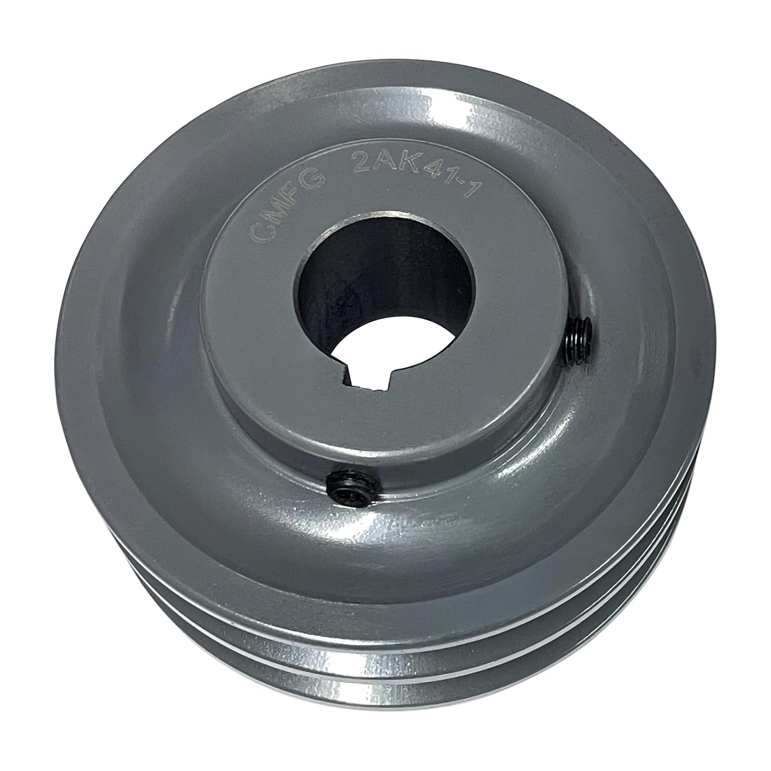 2AK41-1, 2AK411 v Belt Pulley,3.95 inch OD, 1 Inch Bore,Cast Iron Material, AK Double Groove v Belt Pulleys for "4L" or "A" or "3L" Belts