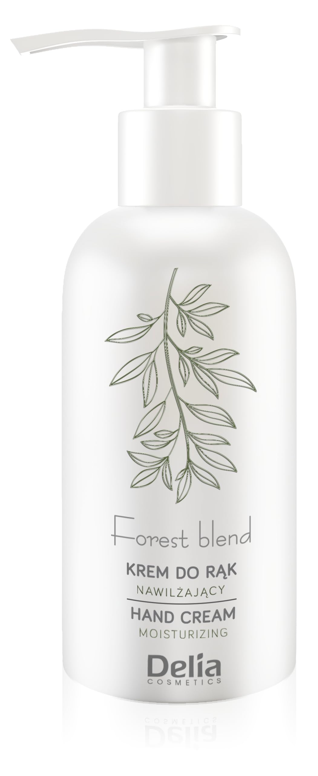 Delia Cosmetics – Forest Blend – Feuchtigkeitsspendende Handcreme – Stärkt und Pflegt – Mit Weidenrindenextrakt, Trehalose, Avocadoöl und Akazienkollagen – Vegan – 120 ml