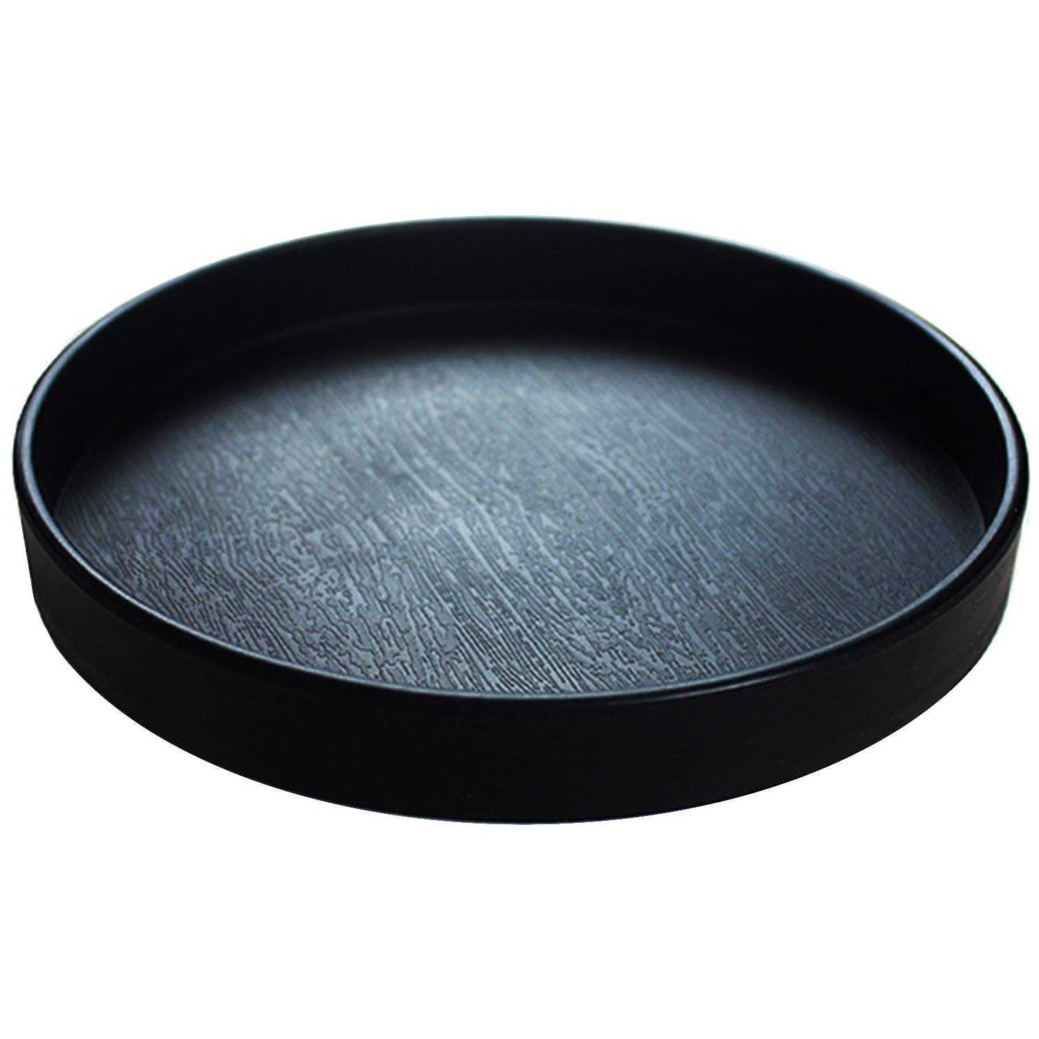 Fuongee Reptile Water Food Dish Bowl Turtle Feeder Tortoise Feeding Dish Container (M, Black)