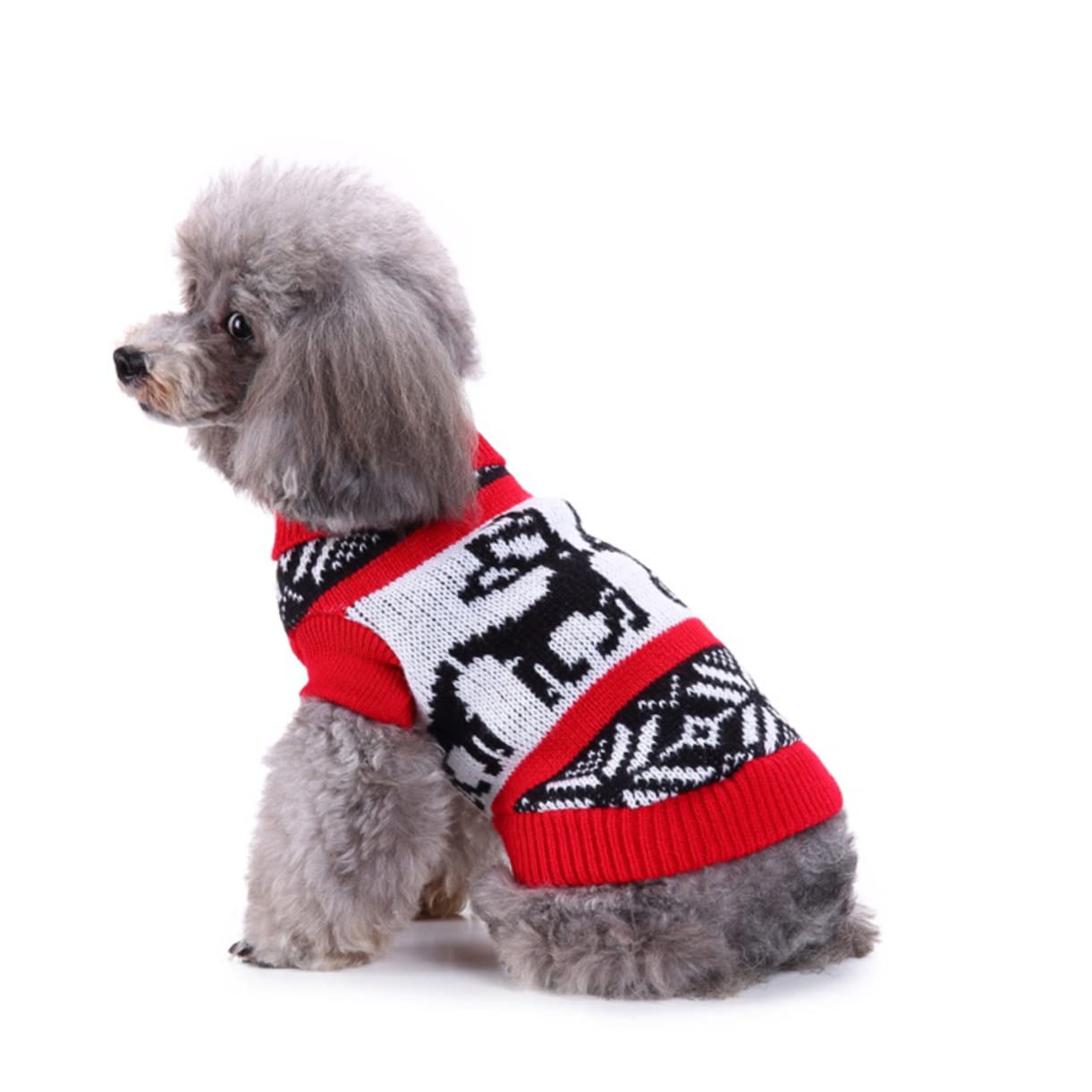 SUPVOX 3 Pezzi Maglione A Collo Alto per Animali Domestici Vestiti per Cuccioli di Natale Maglione per Animali Domestici Maglione Lavorato A Maglia per Animali Domestici Abbigliamento