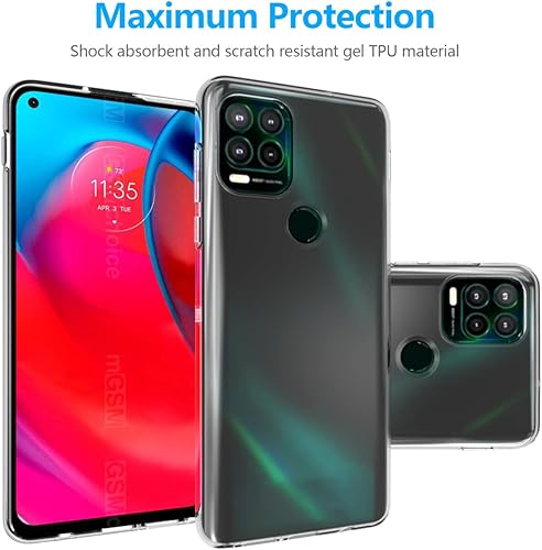 Miniatura 3 de Funda transparente para Moto G Stylus 5G 2021, funda delgada de silicona TPU suave de piel suave, gel flexible, antiarañazos, a prueba de golpes,