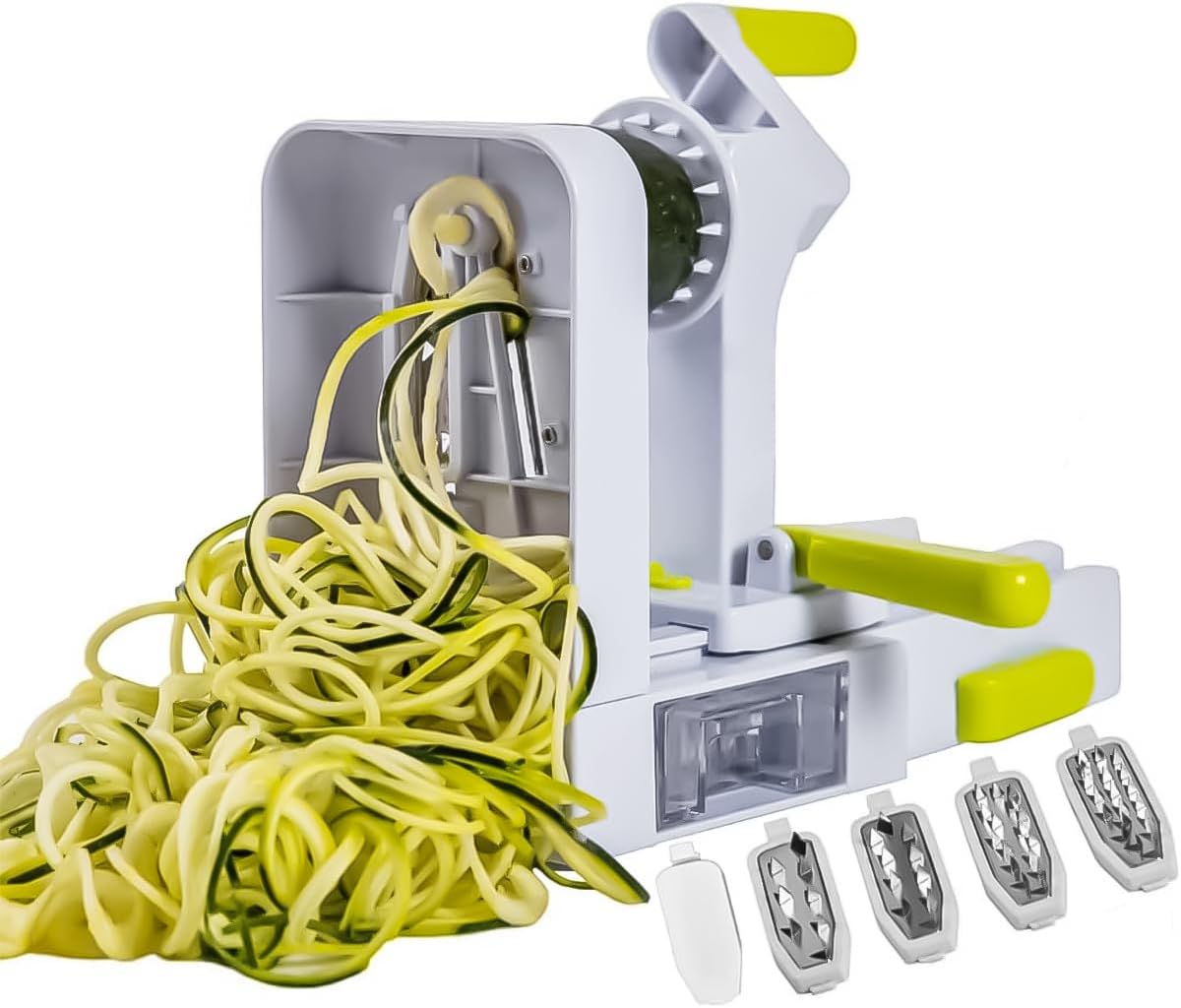 Vegetable Slicer for Kitchen, 5 Blades Vegetable Cutter for Kitchen, Potato Slicer Onion Slicer Vegetable Chopper for Kitchen, Multifunctional Vegetable Cutter for Squash, Potatoes, Carrots