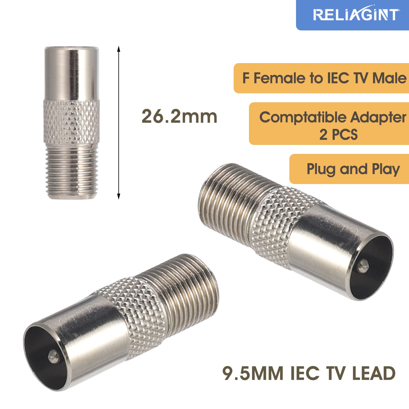 Adattatore Antenna Maschio Femmina A Cavi E Connettori Video Per La Tv E Home Video | Acquisti Online Su - Foto 6