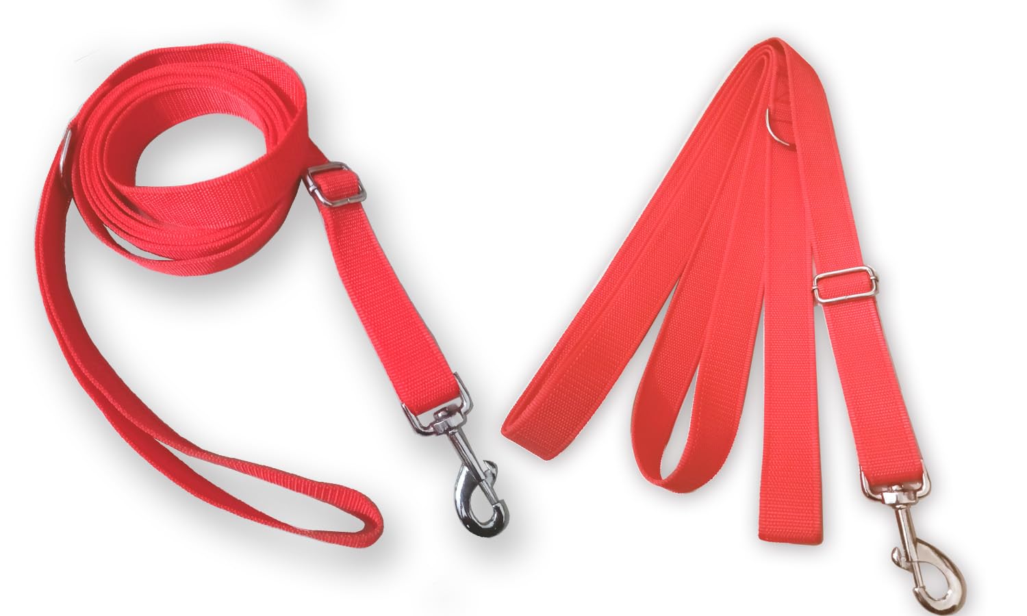 (PackOf 2pc) Easy to use 10" feet Long Adjustable Nylon Dog Leash Strong and Durable for Walking and Running with Your Dogs. with Neck Swivel Hook.Good for Young/Adult, Medium Dogs. (B0B6KQKL83) Amazon Price History, Amazon Price Tracker