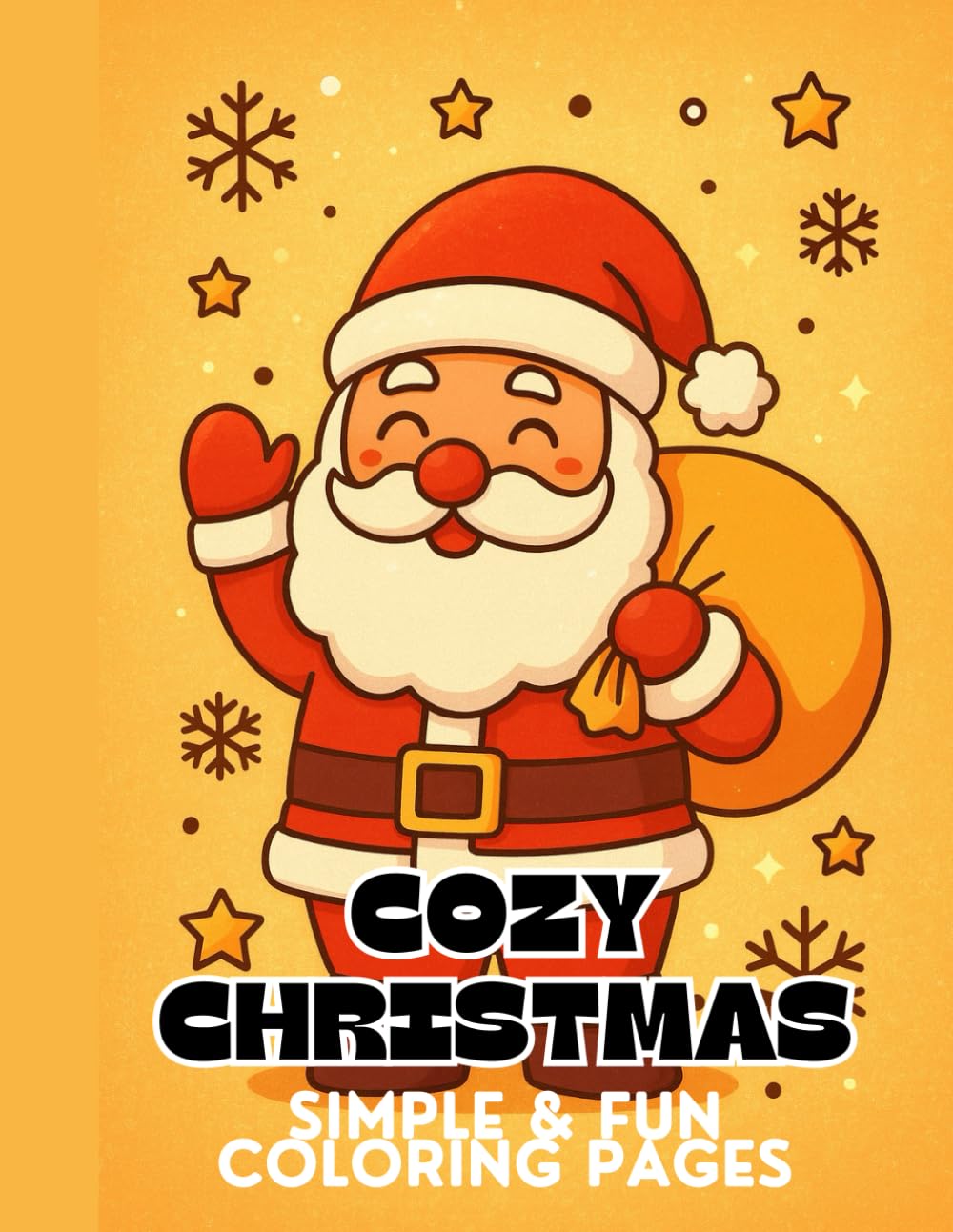 COZY CHRISTMAS: Simple and fun coloring pages