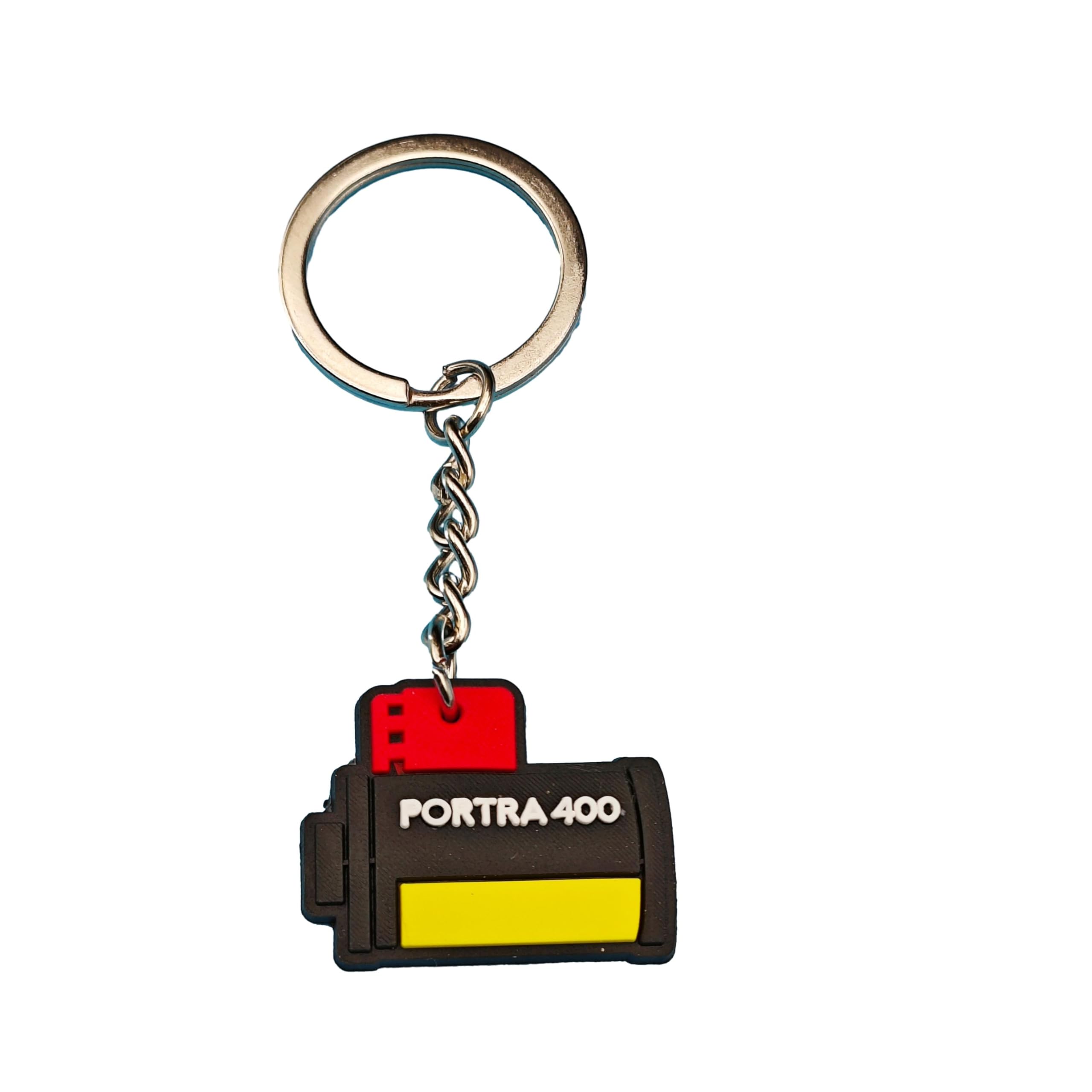 IZROLO cartoon camera keychain pendant, PVC soft adhesive DIY decorative buckle, backpack pendant