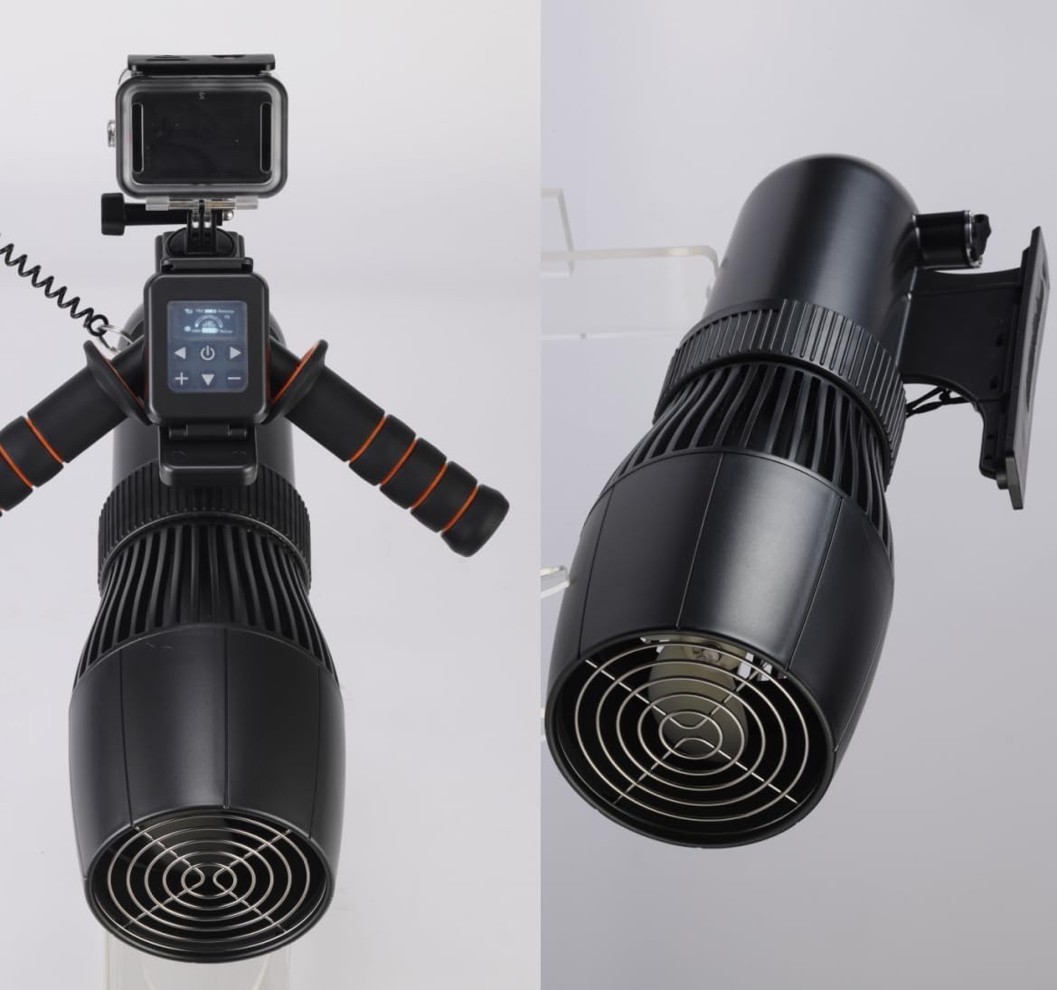 FIFISH Scooter subacuático de 10 km/h 500 W RC Sup Motor interruptor de 10 velocidades, 40 m de profundidad para piscina scooter de mar para tabla de surf jet, bolsa impermeable de 30 m