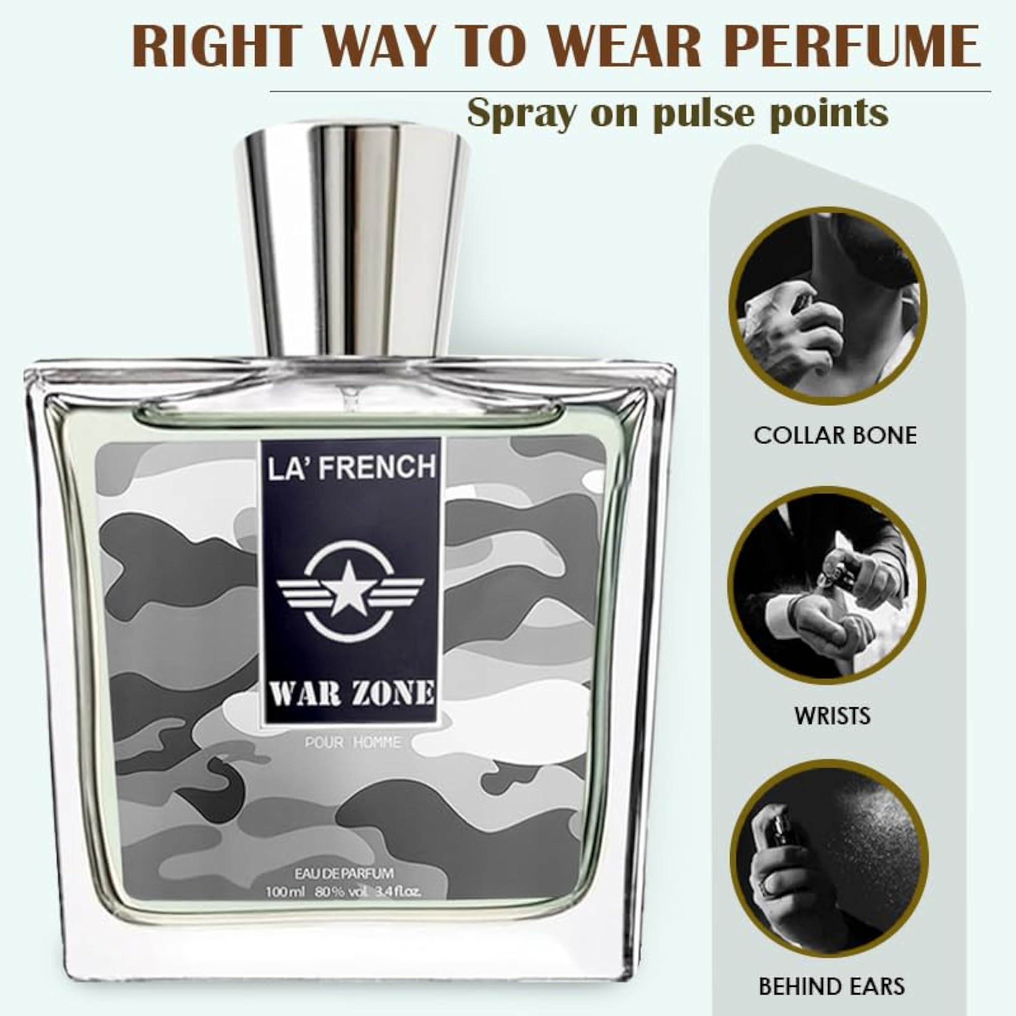 War Zone Perfume For Men, 100ml Eau De Parfum