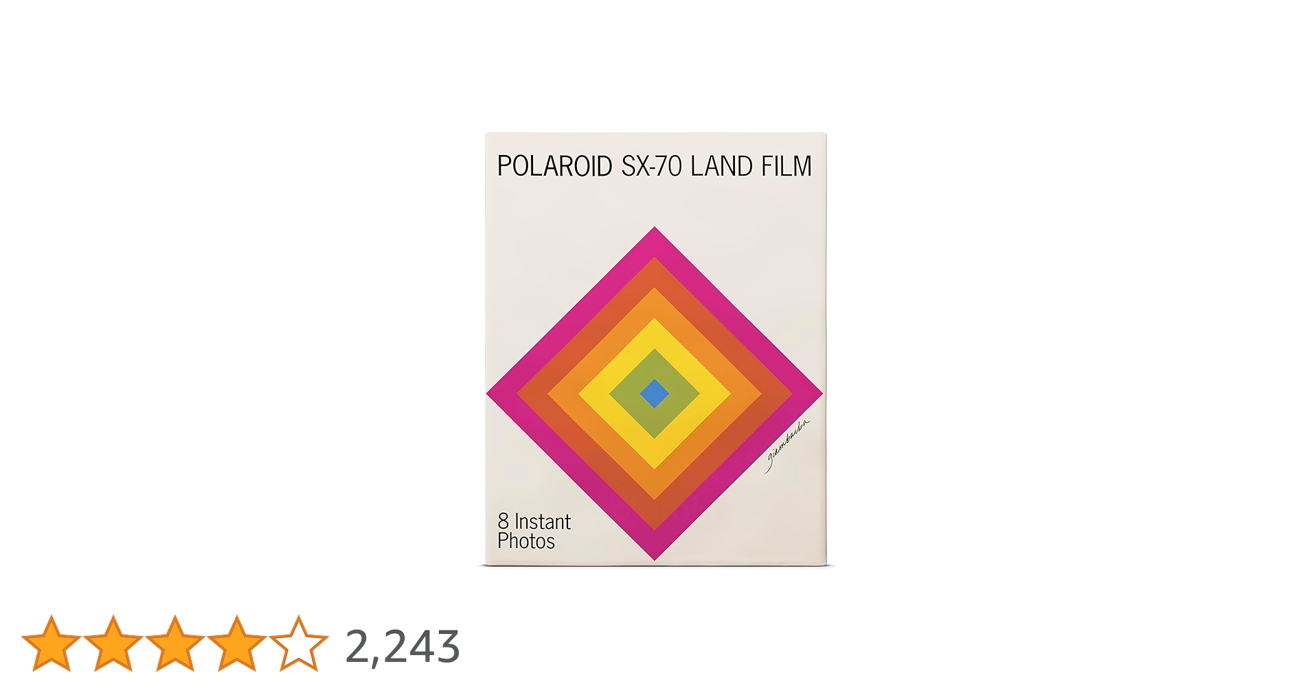 Amazon | Polaroid(ポラロイド) インスタントフィルム Color Film for