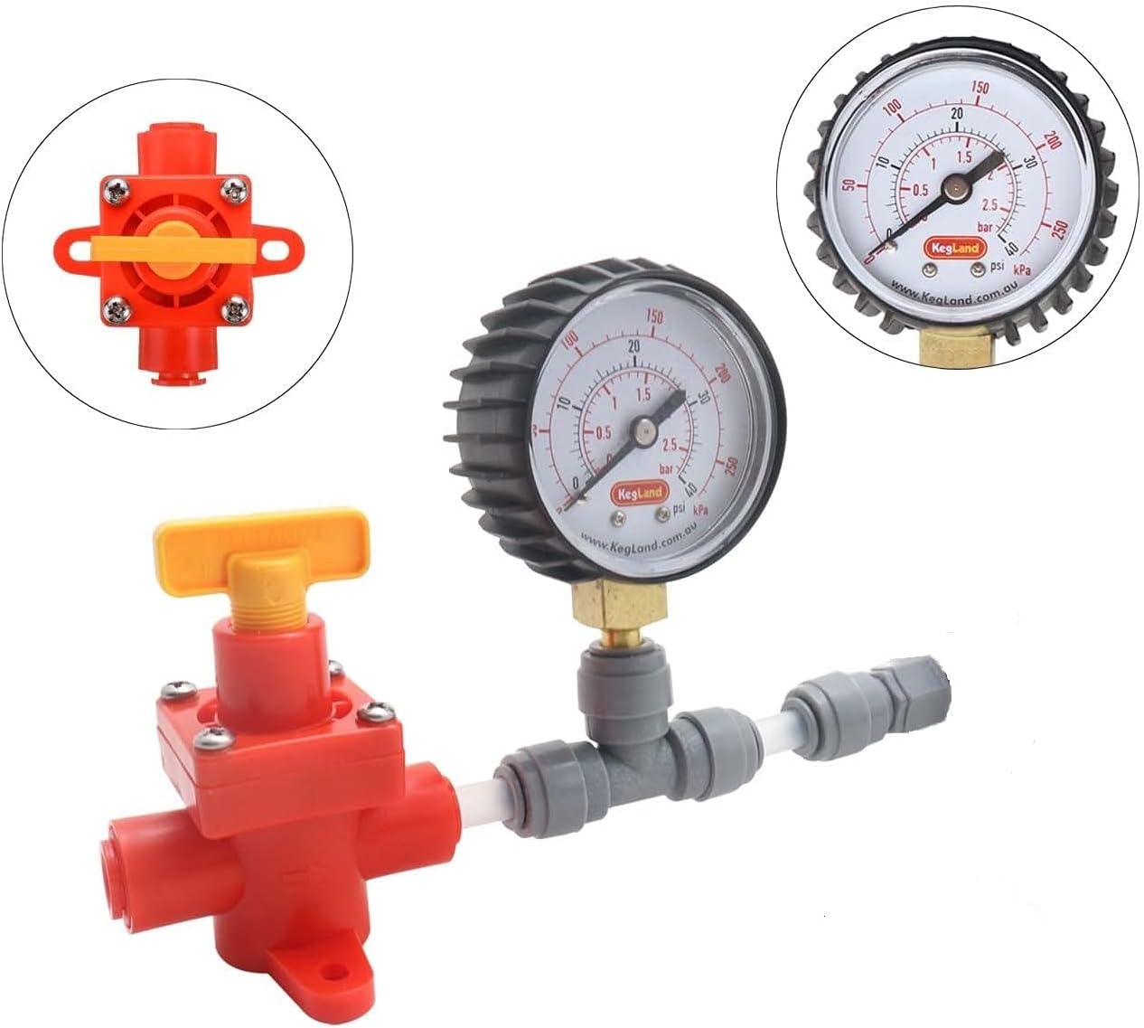 BlowTie Diaphragm Ball Lock Spunding Valve Complete Kit for Home Brewing beer corny beer kegland