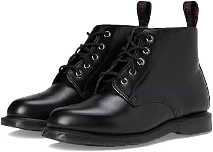 【Dr.Martens】ドクターマーチン EMMELINE 5ホールレザーブーツ Amazon.com | Dr. Martens Women's Emmeline 5 Eye Ankle Boot, Black