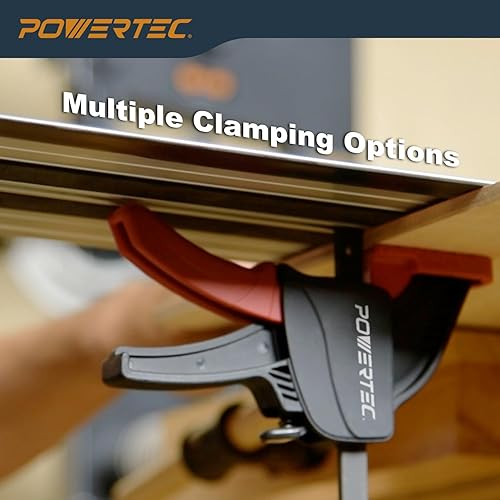 Miniatura 63 de POWERTEC 71411 60" Track Saw Guide Rail Bag for Festool, Makita, and DEWALT, W/Dual-Sided Padding for Secure Rail Placement