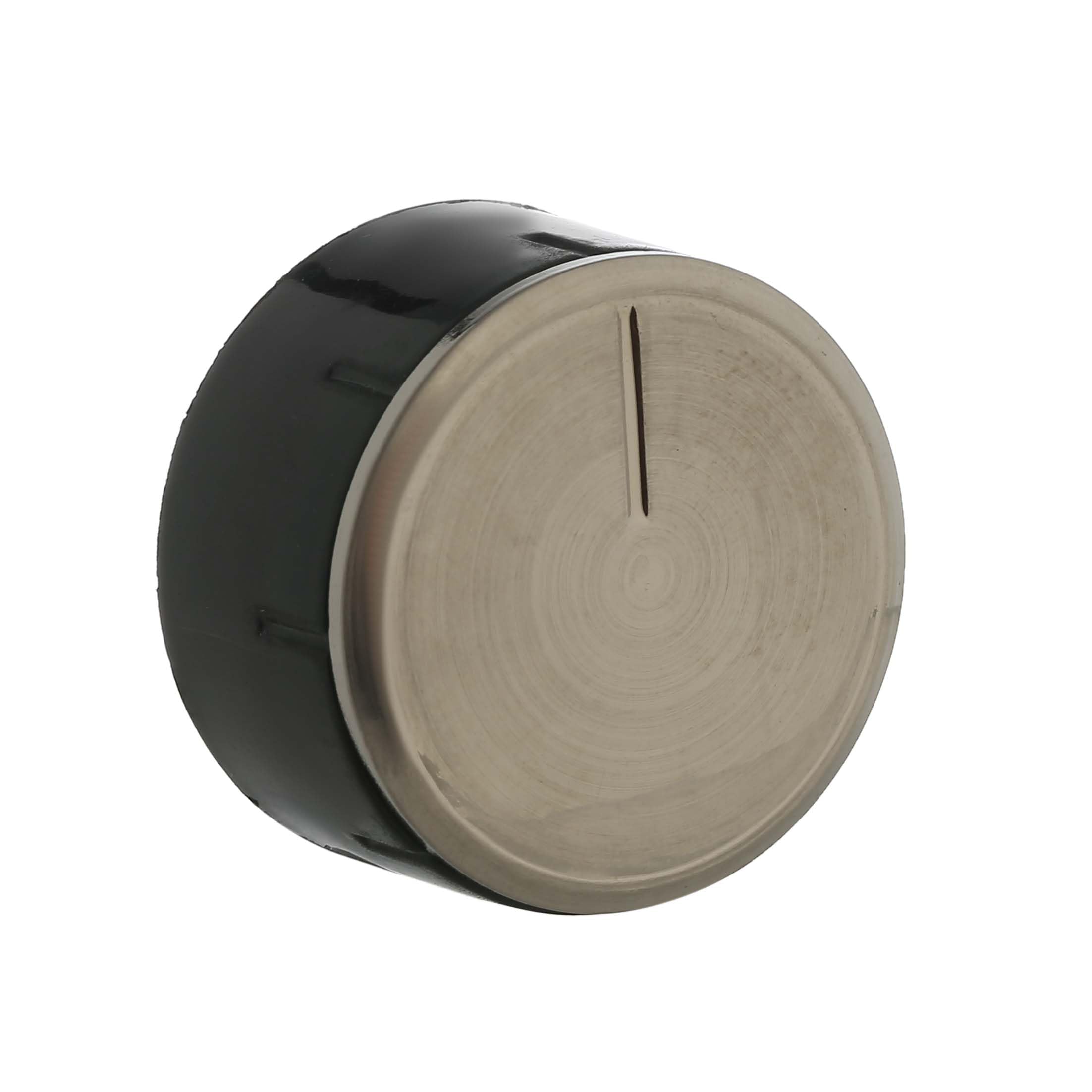 Masterpart Gas Hob Control Knob Black & Silver Dial Rotary Switch Compatible With Bosch Hobs