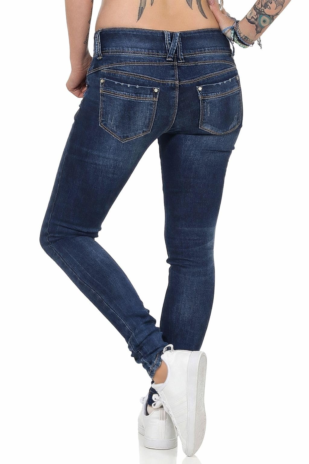 Hailys Camila Frauen Jeans blau Basics, Streetwear