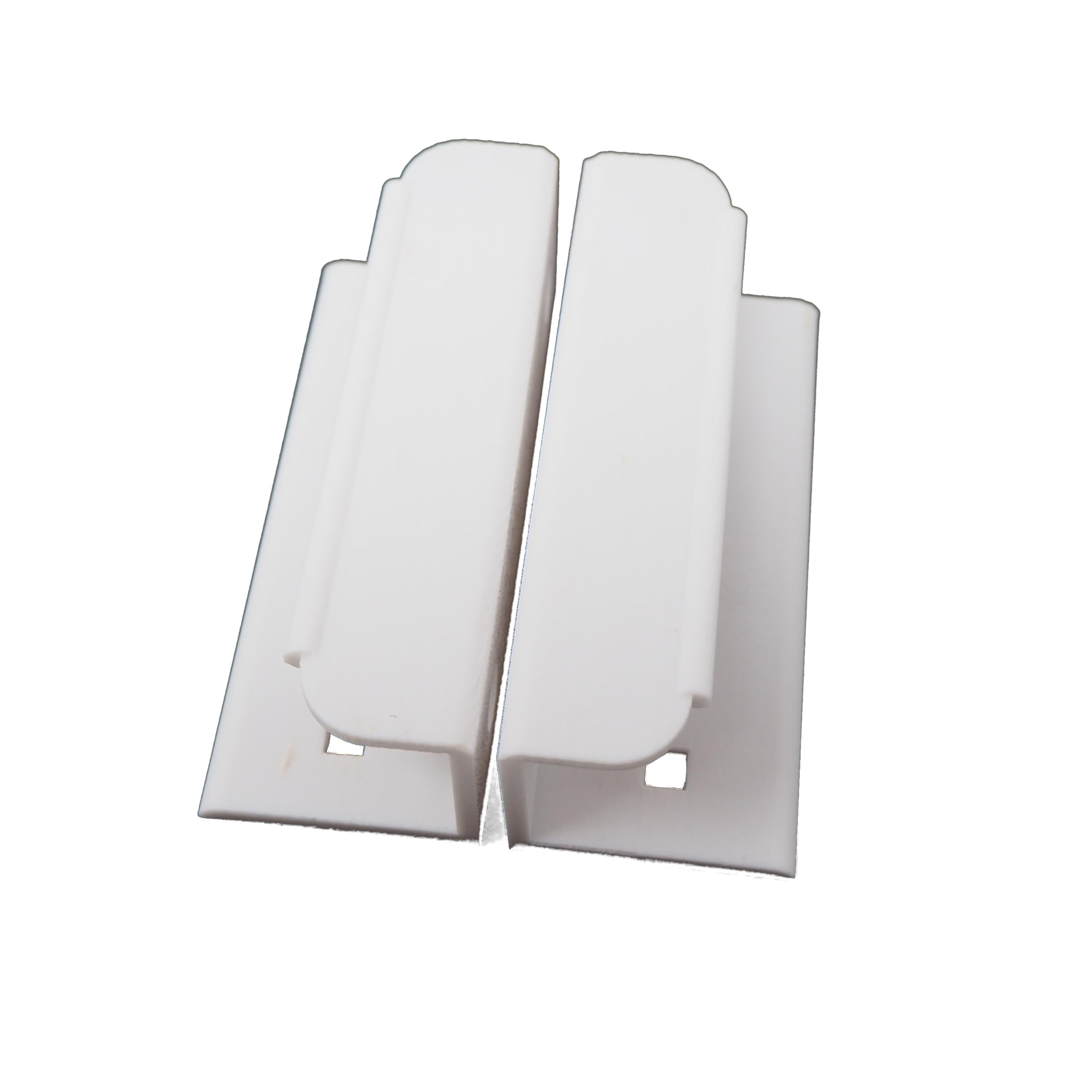 eTech4Us 2 Pack White Replacement Door Handles Compatible with Yardmaster Outsunny Metal Sheds and Others - Image 3