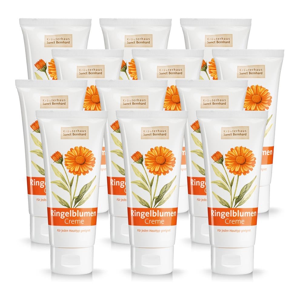 Sanct Bernhard Ringelblumen-Creme mit Karottenöl und Avocadoöl 12 x 100 ml