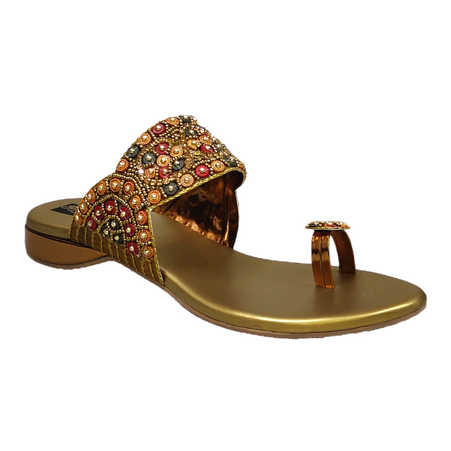 Women Fashion Flat Heel Sandal Colour Golden Size 9 (B0B6G7YVFW) Amazon Price History, Amazon Price Tracker