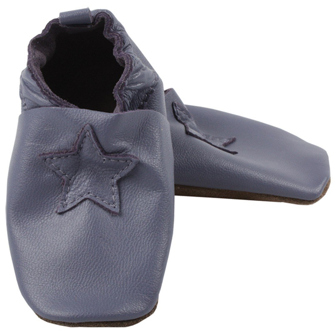Enfant 813115-02 Chaussons à Enfiler Cuir - Bébé Fille - 26 Violet Parme