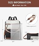 BOSTANTEN Sac à dos en cuir pour femmes Designer Sac à Dos de voyage avec compartiment pour ordinateur portable