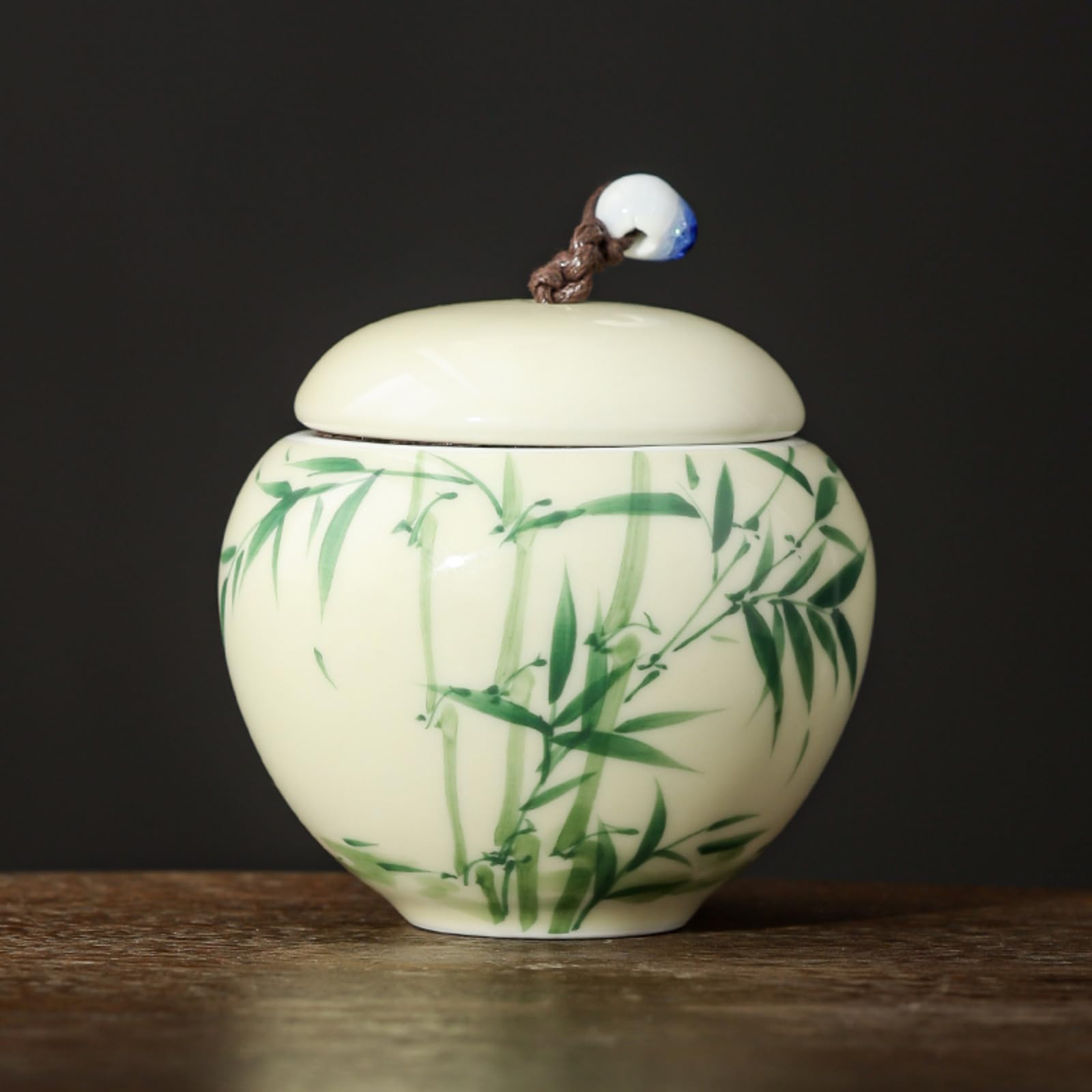 Boîte à thé en céramique style chinois pot scellé vrac 140 ml