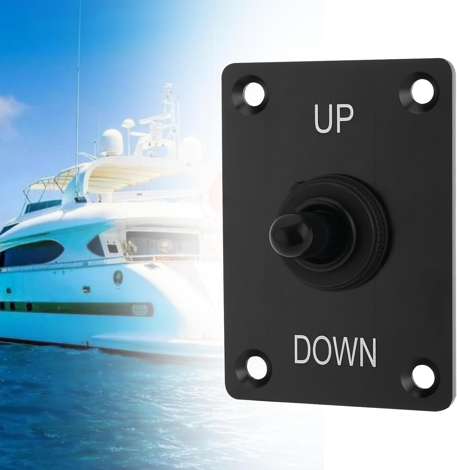 1 Set 12V 5A 3Pin Control Boat Trim Switch Marine Toggle Up Down Switch Toggle Control Switch Panel Suitable for RV Boat Car Truck