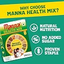 Manna Health Mix 500g, All Natural Nutrition Drink, with 14 ingredients, Zero Sugar. gallery image