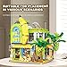 Falagil Banana Shop Building Blocks, MOC Creative Fruit Store Architecture Toy Set with LED Light, STEM Construction Toy Gift Idea for Adults & Teens(2165 PCS)