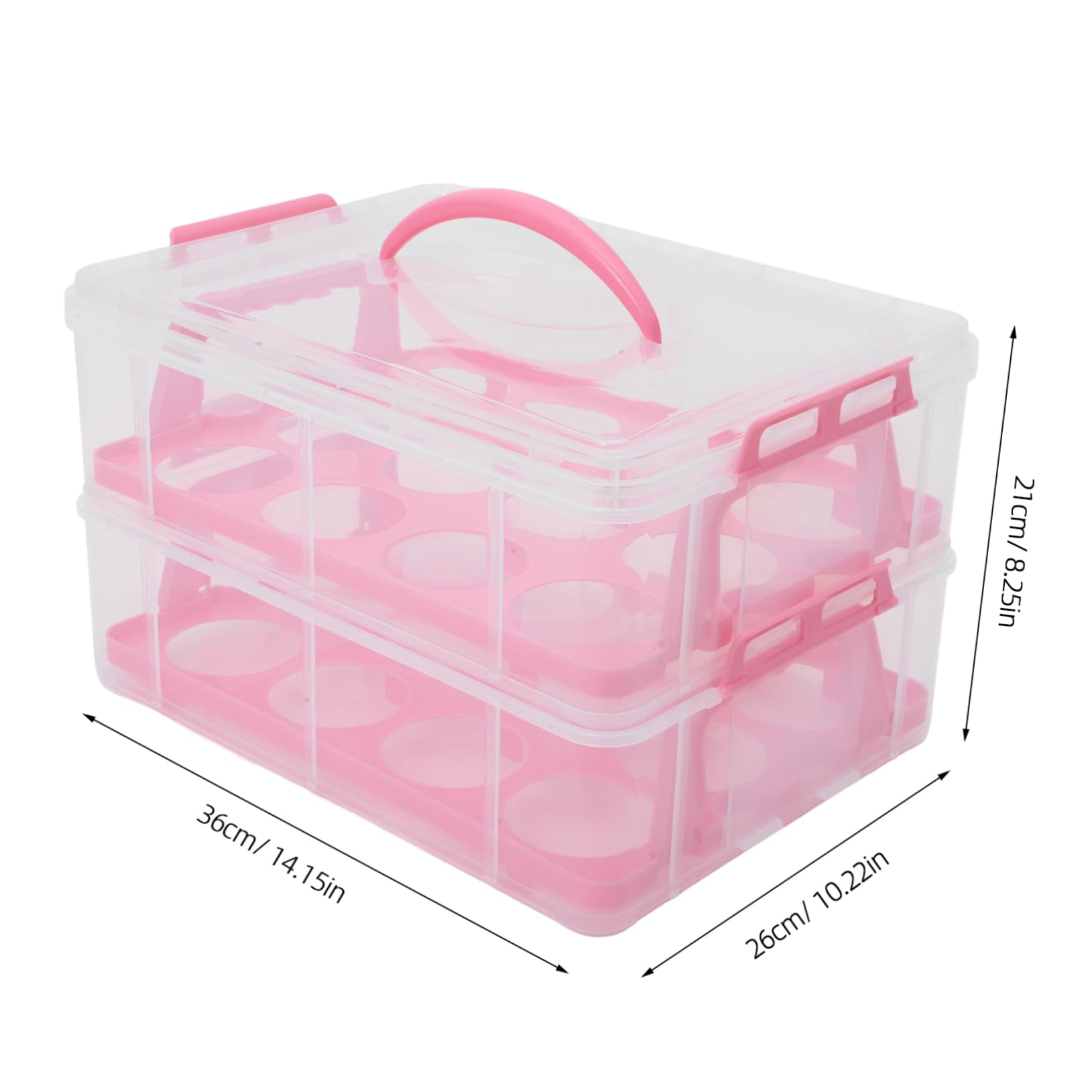 ABOOFAN Bakery Cake Box Handheld Cake Carrier Reusable Decorative for Fresh Storage