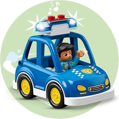 Miniatura 7 de LEGO DUPLO 10902 - Bloques de construcción de estación de policía (38 piezas)