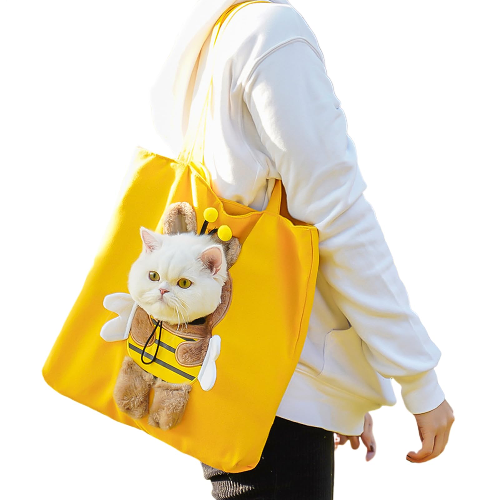Transportín portátil para perros y gatos 44x44x2 cm, plegable ligero | de viaje para animales pequeños, homologado para avión, es