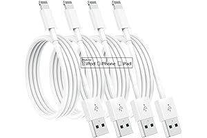 Apple MFi Certified 6ft iPhone Chargers