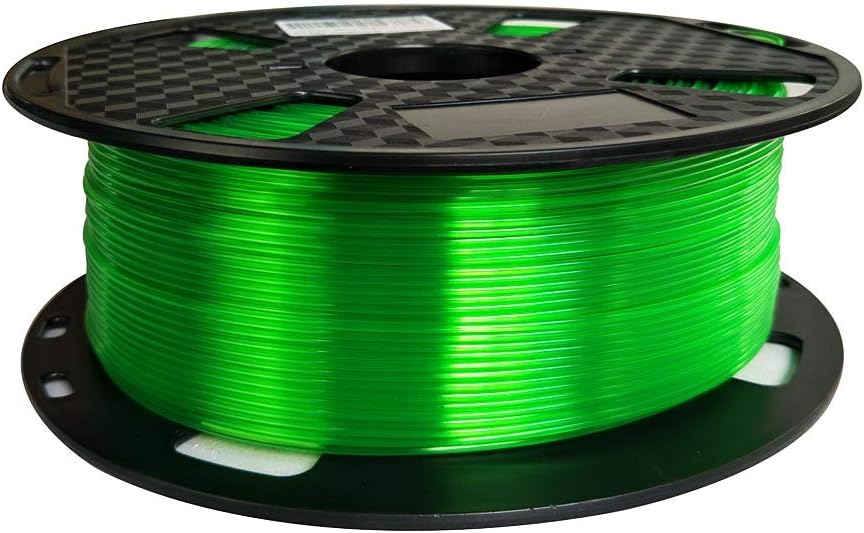 CC3D Easy Print Green PETG Filament 1.75mm 1KG 3D Printer Filament 2.2lbs Spool 3D Printing Materials Fit Most FDM Printer Green Color (Grass Green)