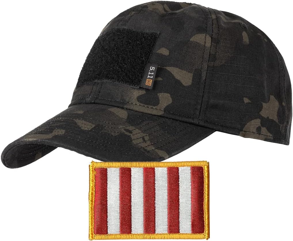 Gadsden and Culpeper 5.11 Flag Bearer Cap Bundle Multicam-Black