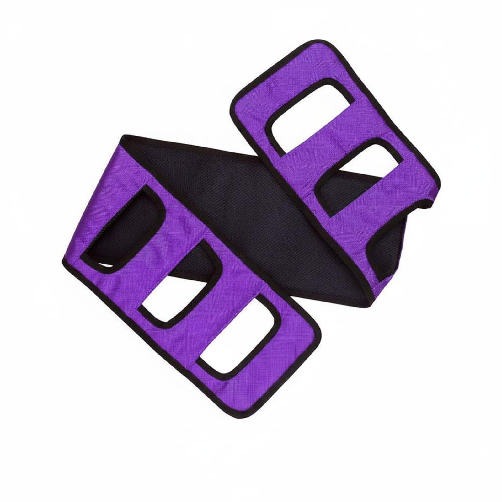 Easy Lifting Bed Transfer Belt Long-Lasting Patient Standing Strap Multi-Handle Design Patient Lift Belt Heavy Duty for Elderly, Patients, Caregivers, Bedside, Hospital, Purple Patient Belt-image-23