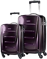 Vista 298 de Samsonite Winfield 2 Equipaje rígido con ruedas giratorias, Azul profundo, Juego de 3 piezas (20/24/28)