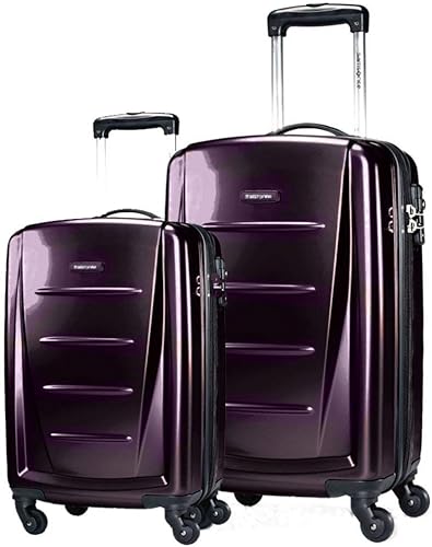 Vista 298 de Samsonite Winfield 2 Equipaje rígido con ruedas giratorias, Azul profundo, Juego de 3 piezas (20/24/28)