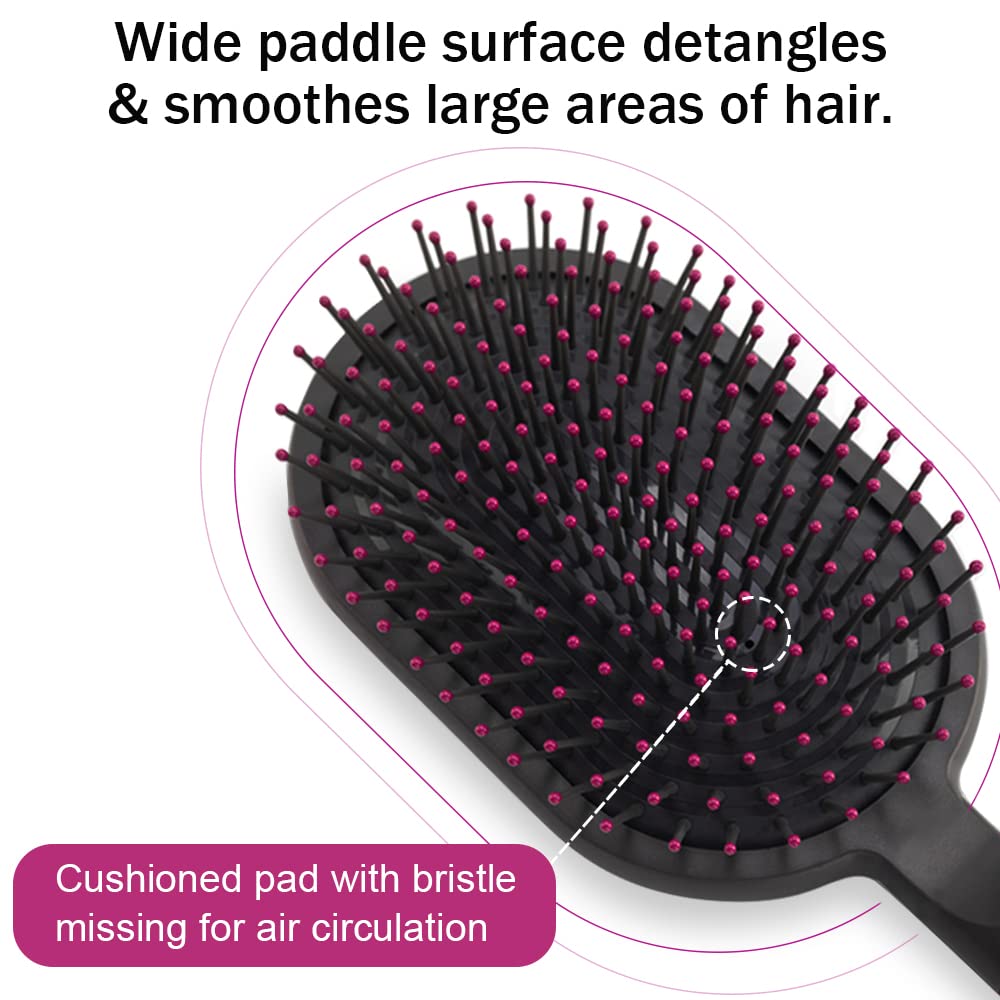 Spazzola per capelli professionale per districare, asciugare e lisciare la spazzola per capelli grande per tutti i tipi di capelli, spazzola per capelli da donna